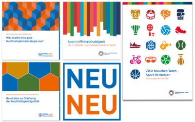Neue Materialien: Vier Broschüren zu verschiedenen Nachhaltigkeitsthemen erschienen